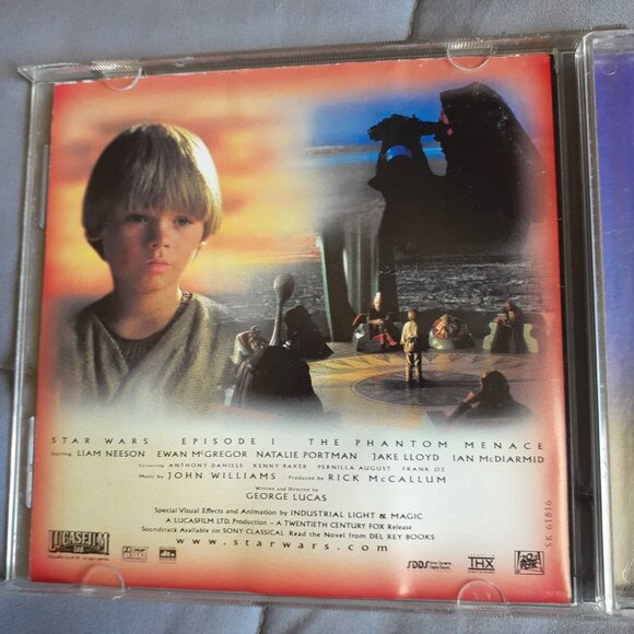 The Star Wars Episode 1 The Phantom Menace Soundtrack 1999 CD by John Williams - Picture 4 of 5